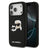 iPhone 17 Pro Karl Lagerfeld Double Heads MagSafe cover i flydende silikone - sort