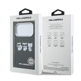 iPhone 17 Pro Karl Lagerfeld IML Choupette Trio Watercolor Cover - MagSafe-kompatibelt - Sort