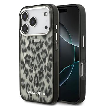iPhone 17 Pro Karl Lagerfeld IML Leopard Cover - MagSafe-kompatibel - Brun