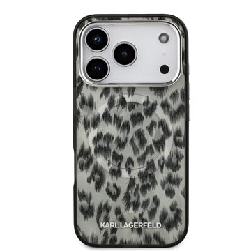 iPhone 17 Pro Karl Lagerfeld IML Leopard Cover - MagSafe-kompatibel - Brun