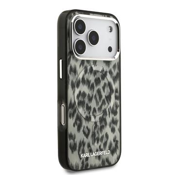 iPhone 17 Pro Karl Lagerfeld IML Leopard Cover - MagSafe-kompatibel - Brun