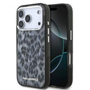 iPhone 17 Pro Karl Lagerfeld IML Leopard Cover - MagSafe-kompatibel - Grå