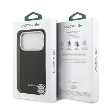 iPhone 17 Pro Lacoste Champs Élysées Cover - MagSafe-kompatibel - Sort