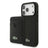 iPhone 17 Pro Lacoste Iconic Petit Pique MagSafe cover og magnetisk kortholder - Sort