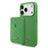 iPhone 17 Pro Lacoste Iconic Petit Pique MagSafe cover og magnetisk kortholder - Grøn