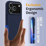iPhone 17 Pro Liquid Silikone Cover - MagSafe Kompatibel - Mørkeblå