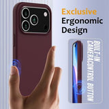 iPhone 17 Pro Liquid Silikone Cover - MagSafe Kompatibel - Vinrød