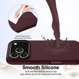 iPhone 17 Pro Liquid Silikone Cover - MagSafe Kompatibel - Vinrød