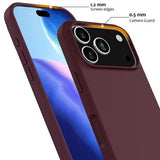iPhone 17 Pro Liquid Silikone Cover - MagSafe Kompatibel - Vinrød