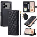 iPhone 17 Pro Luksus Vatteret Pung - Sort