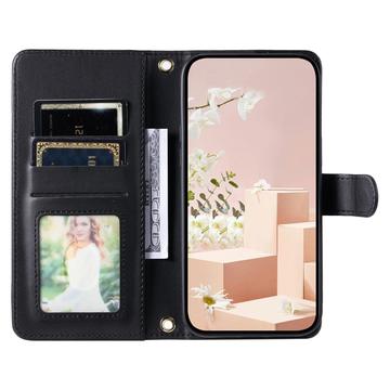 iPhone 17 Pro Luksus Vatteret Pung - Sort