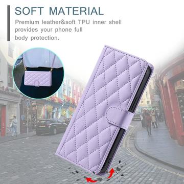 iPhone 17 Pro Luksus Vatteret Pung - Lilla