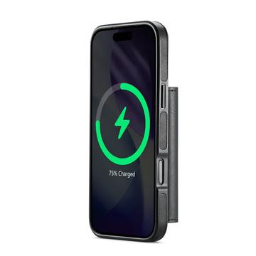 iPhone 17 Pro MagKing K2 MagSafe-etui med aftagelig pung - sort