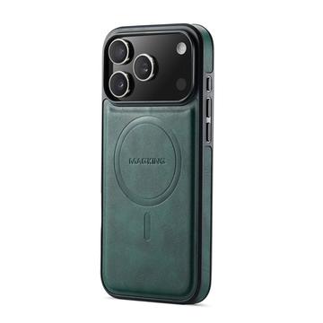 iPhone 17 Pro MagKing K2 MagSafe-etui med aftagelig pung - Grøn