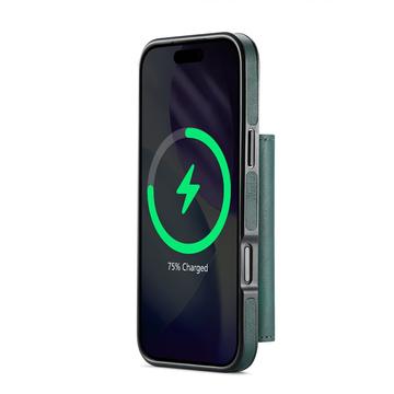 iPhone 17 Pro MagKing K2 MagSafe-etui med aftagelig pung - Grøn