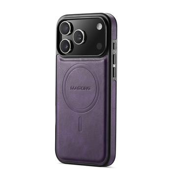 iPhone 17 Pro MagKing K2 MagSafe-etui med aftagelig tegnebog - Lilla