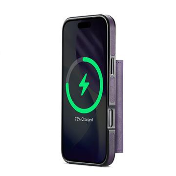 iPhone 17 Pro MagKing K2 MagSafe-etui med aftagelig tegnebog - Lilla