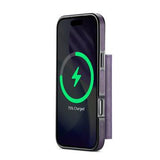 iPhone 17 Pro MagKing K2 MagSafe-etui med aftagelig tegnebog - Lilla