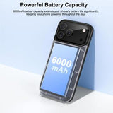 iPhone 17 Pro MagSafe Backup Battericover - 6000mAh - Sort