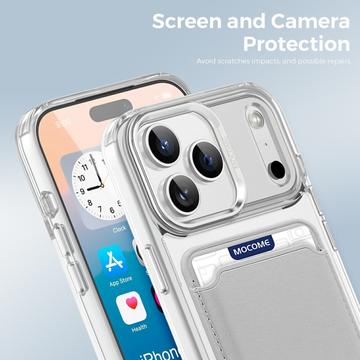 iPhone 17 Pro MagSafe Cover med kortholder - gennemsigtig