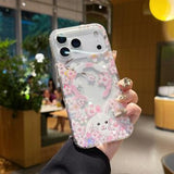 iPhone 17 Pro magnetisk cover med indlejrede rhinsten - Kanin