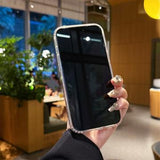 iPhone 17 Pro magnetisk cover med indlejrede rhinsten - Svaner
