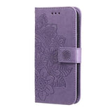 iPhone 17 Pro Mandala Series Etui med Pung - Lilla