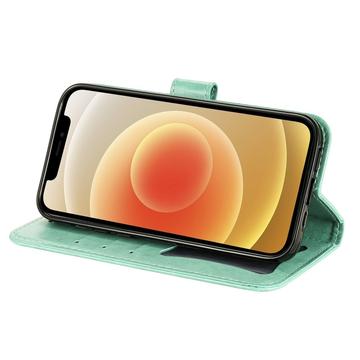 iPhone 17 Pro Mandala Series Etui med Pung - Grøn