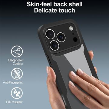 iPhone 17 Pro Max 360 Beskyttelse Cover - Blå / Klar