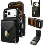 iPhone 17 Pro Max Alt-i-et cover med pung og rem - Sort
