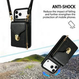iPhone 17 Pro Max Alt-i-et cover med pung og rem - Sort