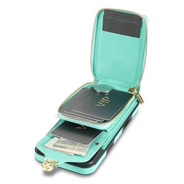 iPhone 17 Pro Max Alt-i-et cover med pung og rem - Mynte