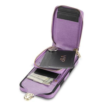 iPhone 17 Pro Max Alt-i-et cover med pung og rem - Lilla