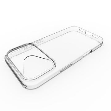 iPhone 17 Pro Max Skridsikkert TPU Cover - Gennemsigtig