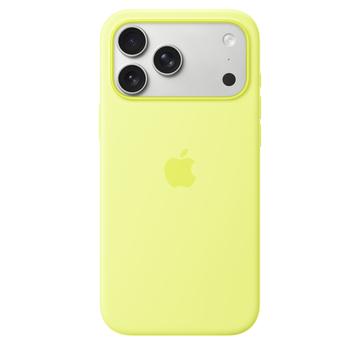 iPhone 17 Pro Max Apple Silikone Cover med MagSafe MGFM4ZM/A - Neongul
