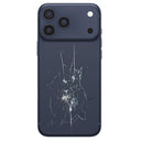 iPhone 17 Pro Max Bagcover Reparation - kun glasset - Blå