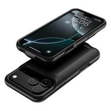 iPhone 17 Pro Max Backup Battericover - 6000mAh - Sort