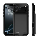 iPhone 17 Pro Max Backup Battericover - 6000mAh - Sort
