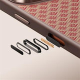 iPhone 17 Pro Max Benks Y3 Aramidfiber vævet MagSafe Cover - Orange