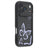 iPhone 17 Pro Max TPU-cover med Sommerfugleprint - Lilla / Sort