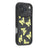iPhone 17 Pro Max TPU-cover med Sommerfugleprint - Gul / Sort