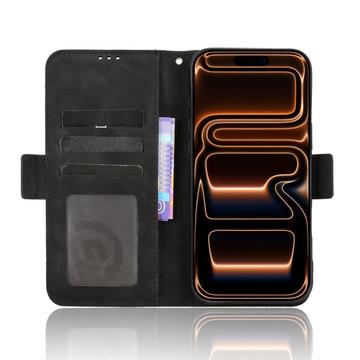iPhone 17 Pro Max Kortholder Pung Etui - Sort