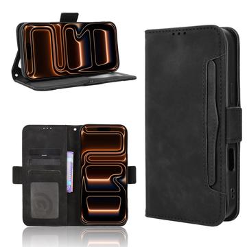iPhone 17 Pro Max Kortholder Pung Etui - Sort