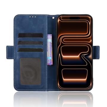 iPhone 17 Pro Max Kortholder Pung Etui - Blå