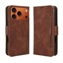 iPhone 17 Pro Max Kortholder Pung Etui - Brun