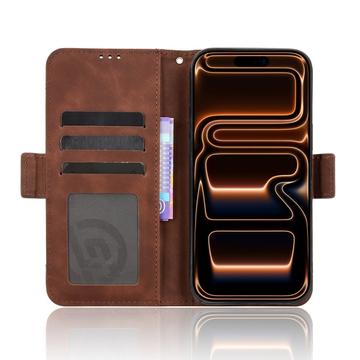 iPhone 17 Pro Max Kortholder Pung Etui - Brun