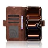 iPhone 17 Pro Max Kortholder Pung Etui - Brun