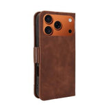 iPhone 17 Pro Max Kortholder Pung Etui - Brun