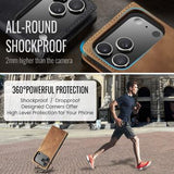iPhone 17 Pro Max Caseme 013 Series Pung - Brun
