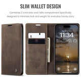 iPhone 17 Pro Max Caseme 013 Series Pung - Kaffe